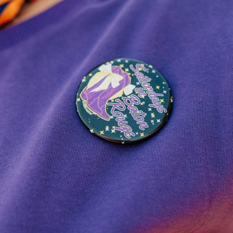 LSU Baton Rouge Gameday Button