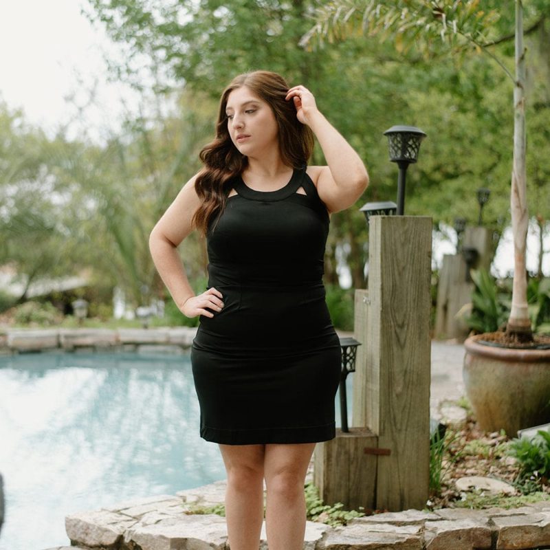 Lulu B Black Sleeveless Sexy Dress